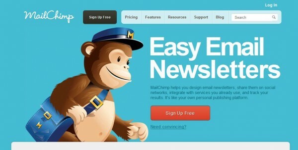 Kostenloses E-Mail-Marketing mit MailChimp
