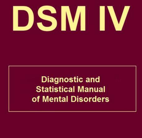 Modern classifications: DSM and CIE 10