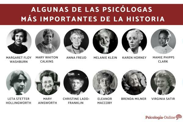 Ajaloo olulisemad naispsühholoogid