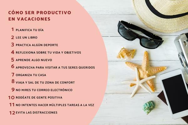 12 tips to be productive on vacation