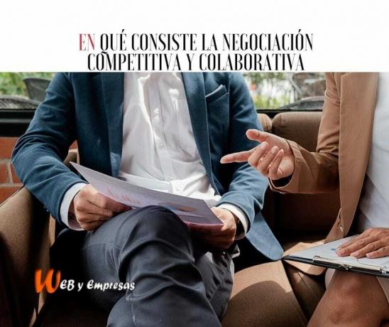 O que é negociação competitiva e colaborativa?