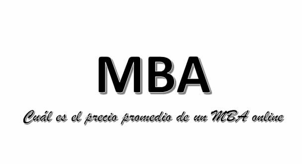 What is the average price of an online MBA?