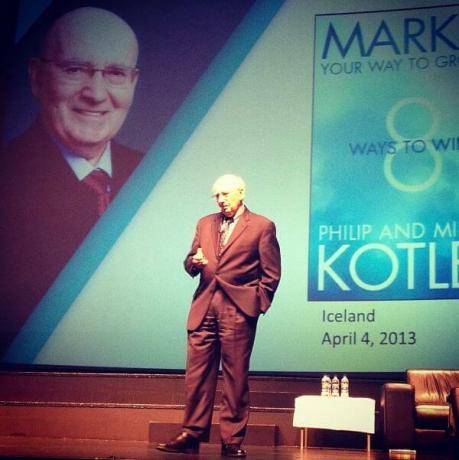 Definition of marketing according to Kotler