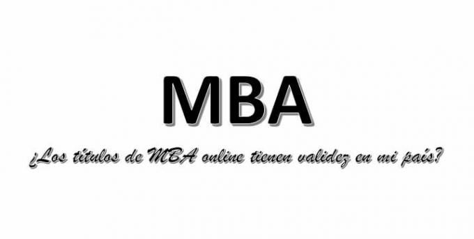 I diplomi MBA online sono validi nel mio paese?